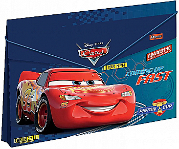 Папка для зошитів пласт. на гумці "Cars" 38*25 см, 1 Вересня, 491687 Папка для зошитів пласт. на гумці "Cars" 38*25 см, 1 Вересня, 491687