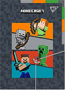 Папка A4 "Minecraft" з 3 роздільниками на гумц, 492112 Yes Папка A4 "Minecraft" з 3 роздільниками на гумц, 492112 Yes