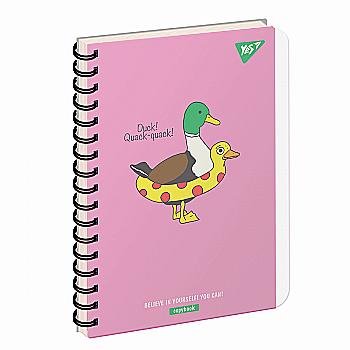 Тетрадь В6/144 кл. YES пл. обл. Duck, 681896