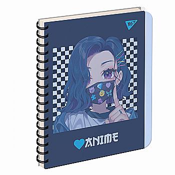 Тетрадь А5/144 кл. YES пл. обл. Anime, 681884