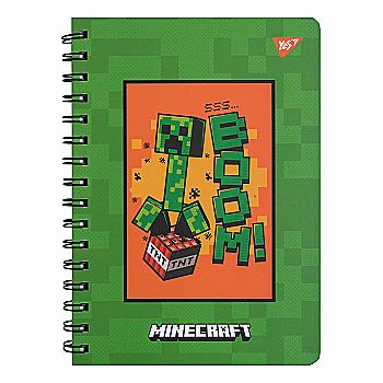 Блокнот А5 80 л. "Minecraft" двойн. спер., с резинкой, YES 151772 Блокнот А5 80 л. "Minecraft" двойн. спер., с резинкой, YES 151772