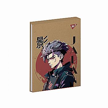 Блокнот B6/80 кл клей, білила "Anime" крафт, 151930 YES