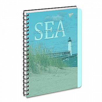 Тетрадь А4/144 кл. YES пласт. обл. Sea, 160117