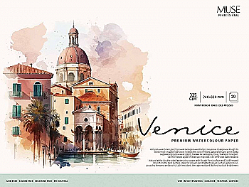 Блок для акварели, 240*320 20 л., 325г/м2, "Muse" Блок для акварели, 240*320 20 л., 325г/м2, "Muse"