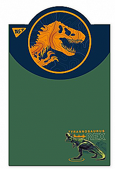 Папка-конверт на липучці А4 "Jurassic World" вертикальна, 492187 Yes
