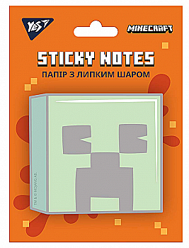 Бумага с липким слоем "Minecraft" 40 л.,170322 Yes Бумага с липким слоем "Minecraft" 40 л.,170322 Yes