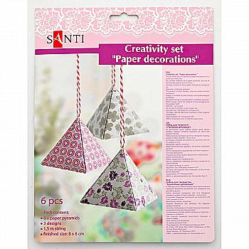 Набор для творчества "Бумажные пирамидки", 951926