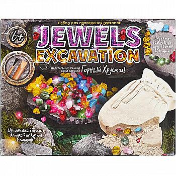 Набор для проведения розкопок "Jewels Excavation" камни укр. (6), JEX-01-02 Набор для проведения розкопок "Jewels Excavation" камни укр. (6), JEX-01-02