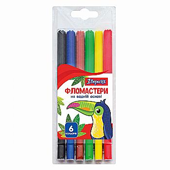 Фломастеры 6 цв. "Zoo Land", 650456 Фломастеры 6 цв. "Zoo Land", 650456
