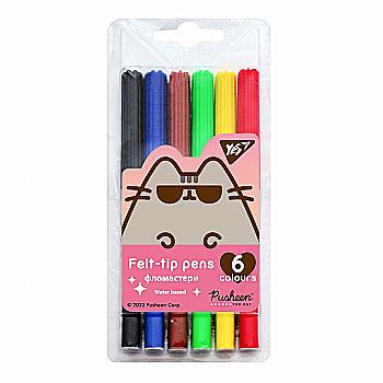 Фломастеры 6 цв. "Pusheen", 650528 Фломастеры 6 цв. "Pusheen", 650528