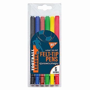 Фломастеры 6 цв. "Football", 650514 Фломастеры 6 цв. "Football", 650514