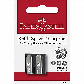 Чинка змінна для Rollon подвійна, в блістері, 183992 Faber-Castell Чинка змінна для Rollon подвійна, в блістері, 183992 Faber-Castell
