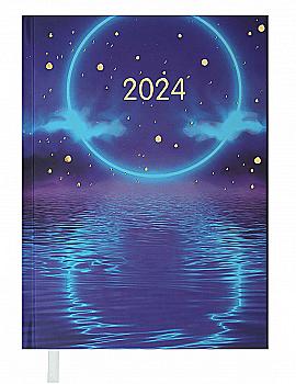Ежедневник датированный A5, 2024, Only, фиолетовый, BM.2183-07 Ежедневник датированный A5, 2024, Only, фиолетовый, BM.2183-07