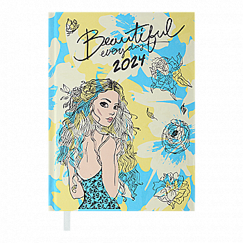 Ежедневник датированный A5, 2024, Women, белый, BM.2181-12 Ежедневник датированный A5, 2024, Women, белый, BM.2181-12