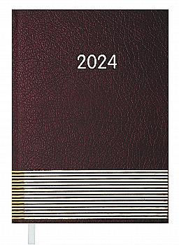 Ежедневник датированный A5, 2024, Parallel, бордовый, BM.2107-13 Ежедневник датированный A5, 2024, Parallel, бордовый, BM.2107-13