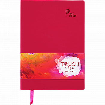 Блокнот деловой Touch Me А5 96 л. чистый, обл. искусственная кожа, малиновий, BM.295002-29 Блокнот деловой Touch Me А5 96 л. чистый, обл. искусственная кожа, малиновий, BM.295002-29