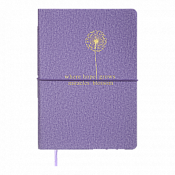 Блокнот діловий Nice А5 96 арк. кл. обкл. штучна шкіра, фіолетовий, BM.295115-07 Блокнот діловий Nice А5 96 арк. кл. обкл. штучна шкіра, фіолетовий, BM.295115-07