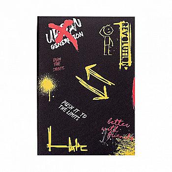 Щоденник недатований А5 "Карколомно-креативний", колекція "Крутий, як не крути", м`який, 252103 Щоденник недатований А5 "Карколомно-креативний", колекція "Крутий, як не крути", м`який, 252103