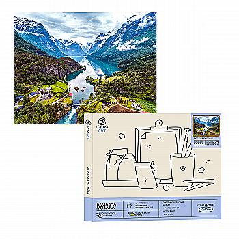 Алмазная мозаика "Горный пейзаж" 40*50 см, IDEA2-WB2169, ТМ "99IDEAS" Алмазная мозаика "Горный пейзаж" 40*50 см, IDEA2-WB2169, ТМ "99IDEAS"