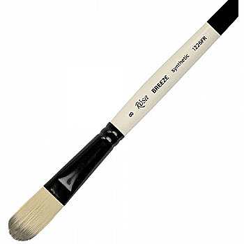 Синтетика овальна, BREEZE 1226FR, №8, к.р. пензель ROSA Синтетика овальна, BREEZE 1226FR, №8, к.р. пензель ROSA