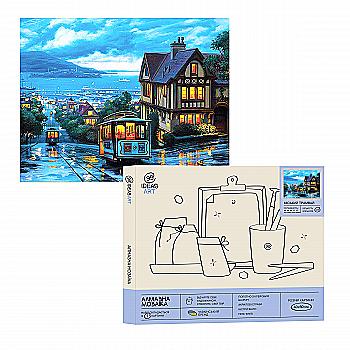 Алмазная мозаика "Городской трамвай" 40*50 см, IDEA2-WB4626, ТМ "99IDEAS" Алмазная мозаика "Городской трамвай" 40*50 см, IDEA2-WB4626, ТМ "99IDEAS"