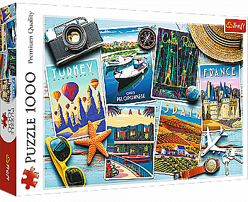 Пазл "1000" - Святкові листівки, Trefl, 10714 Пазл "1000" - Святкові листівки, Trefl, 10714