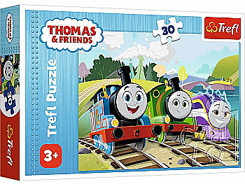 Пазл "30" - Счастливый Томас/Thomas and Friends, Trefl, 18294 Пазл "30" - Счастливый Томас/Thomas and Friends, Trefl, 18294