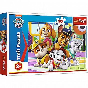 Пазл "30" - Щенячий патруль всегда вовремя/Vaicom PAW Patrol, Trefl, 18286 Пазл "30" - Щенячий патруль всегда вовремя/Vaicom PAW Patrol, Trefl, 18286