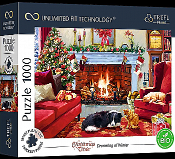 Пазл "1000 UFT" - Мрія про зиму, Trefl, 10754 Пазл "1000 UFT" - Мрія про зиму, Trefl, 10754