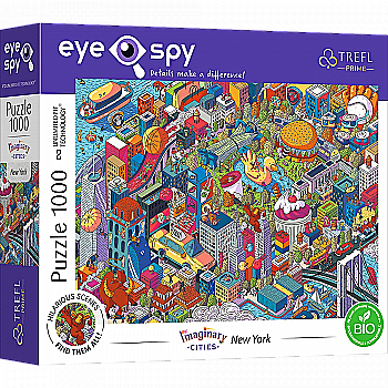 Пазл "1000 UFT" - Місто в деталях Нью-Йорк, Trefl, 10708 Пазл "1000 UFT" - Місто в деталях Нью-Йорк, Trefl, 10708
