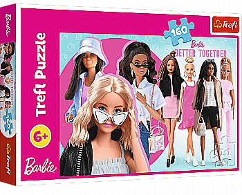 Пазл "160" - Барбі та її світ/Mattel, Barbie, Trefl, 15419 Пазл "160" - Барбі та її світ/Mattel, Barbie, Trefl, 15419