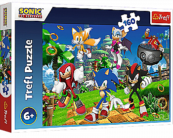 Пазл "160" - Соник і друзі/SEGA Sonic The Headgehod, Trefl, 15421 Пазл "160" - Соник і друзі/SEGA Sonic The Headgehod, Trefl, 15421
