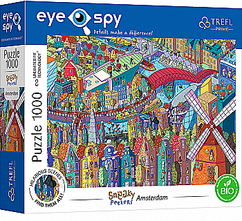 Пазл "1000 UFT EYE-SPY" - Амстердам, Нідерланди, Trefl, 10710 Пазл "1000 UFT EYE-SPY" - Амстердам, Нідерланди, Trefl, 10710