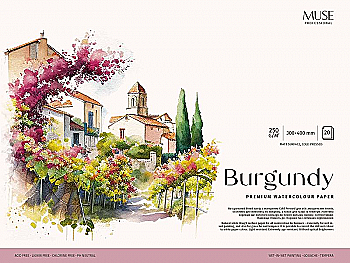 Блок для акварели, 300*400 20 л., 250 г/м2, "Muse" Блок для акварели, 300*400 20 л., 250 г/м2, "Muse"