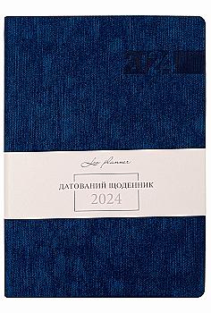 Ежедневник датированный А5 2024, "Boss", мягкий, 368 стр., синий, 252417, Leo Planner Ежедневник датированный А5 2024, "Boss", мягкий, 368 стр., синий, 252417, Leo Planner