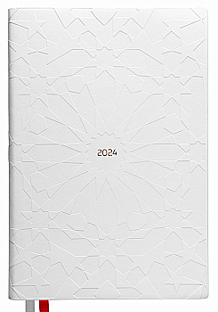 Ежедневник датированный А5 2024, "Saga", мягкий, 368 стр., белый, 252454, Leo Planner Ежедневник датированный А5 2024, "Saga", мягкий, 368 стр., белый, 252454, Leo Planner
