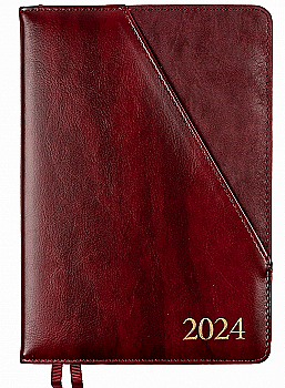 Щоденник датований А5 2024, "Whisky", твердий, 368 стор., бордо, 252449, Leo Planner Щоденник датований А5 2024, "Whisky", твердий, 368 стор., бордо, 252449, Leo Planner