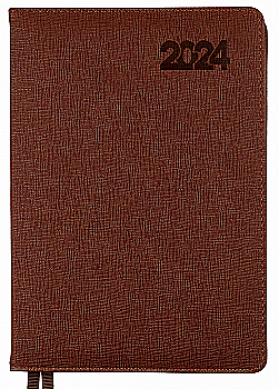 Ежедневник датированный А5 2024, "Escalada", твердый, 368 стр., коричневый, 252442, Leo Planner Ежедневник датированный А5 2024, "Escalada", твердый, 368 стр., коричневый, 252442, Leo Planner