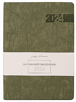 Ежедневник датированный А5 2024, "Boss", мягкий, 368 стр., хаки, 252419, Leo Planner Ежедневник датированный А5 2024, "Boss", мягкий, 368 стр., хаки, 252419, Leo Planner
