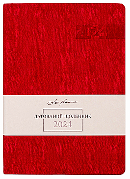 Ежедневник датированный А5 2024, "Boss", мягкий, 368 стр., красный, 252420, Leo Planner Ежедневник датированный А5 2024, "Boss", мягкий, 368 стр., красный, 252420, Leo Planner