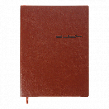 Ежедневник датированный A5, 2024, Ideal, коричневый, BM.2175-19 Ежедневник датированный A5, 2024, Ideal, коричневый, BM.2175-19