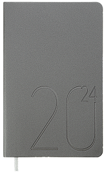 Еженедельник датированный А5, 2024, Steel, серебро, BM.2709-24 Еженедельник датированный А5, 2024, Steel, серебро, BM.2709-24