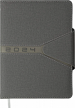 Ежедневник датированный A5, 2024, Navigator, серый, BM.2124-09 Ежедневник датированный A5, 2024, Navigator, серый, BM.2124-09