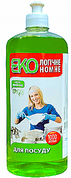 Засіб миючий PRO для посуду, 1л Економ  Засіб миючий PRO для посуду, 1л Економ