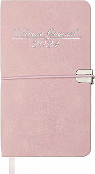 Щотижневик датований кишеньковий, 2024, Velour, рожевий, BM.2891-10 Щотижневик датований кишеньковий, 2024, Velour, рожевий, BM.2891-10