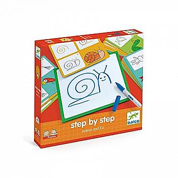 Игра настольная детская "Рисунок животного", DJ08319, DJECO