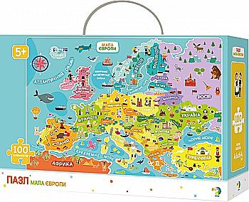 Пазл "Мапа Європи", 300129
