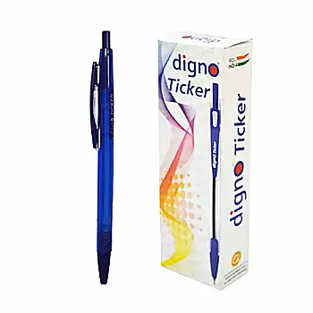 Ручка кулькова автомат. Digno TICKER TRСOP QD GEL (синя) Ручка кулькова автомат. Digno TICKER TRСOP QD GEL (синя)