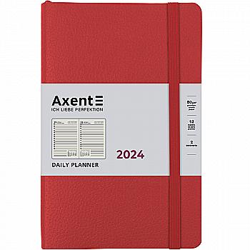 Ежедневники 2024, Partner Soft Skin, 145*210, красный, 8810-24-06-A Ежедневники 2024, Partner Soft Skin, 145*210, красный, 8810-24-06-A