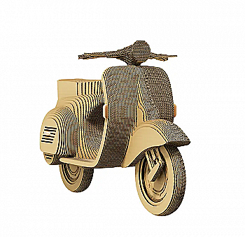 Картонний конструктор "Cartonic 3D Puzzle Scooter", CARTSCOO Картонний конструктор "Cartonic 3D Puzzle Scooter", CARTSCOO